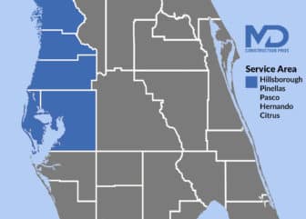 service-area-map Contact - MD Construction Pros Service Area Map